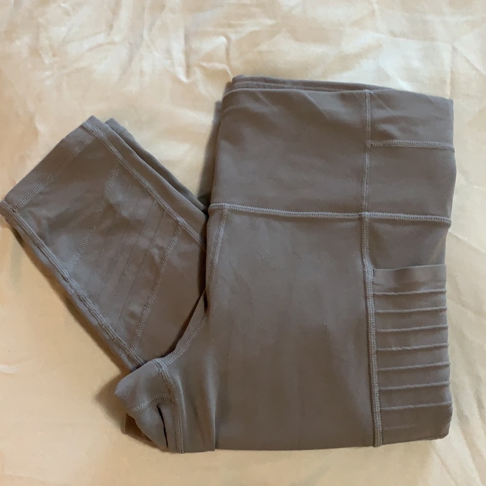 Athleta. Grey. Leggings. Workout. Gym